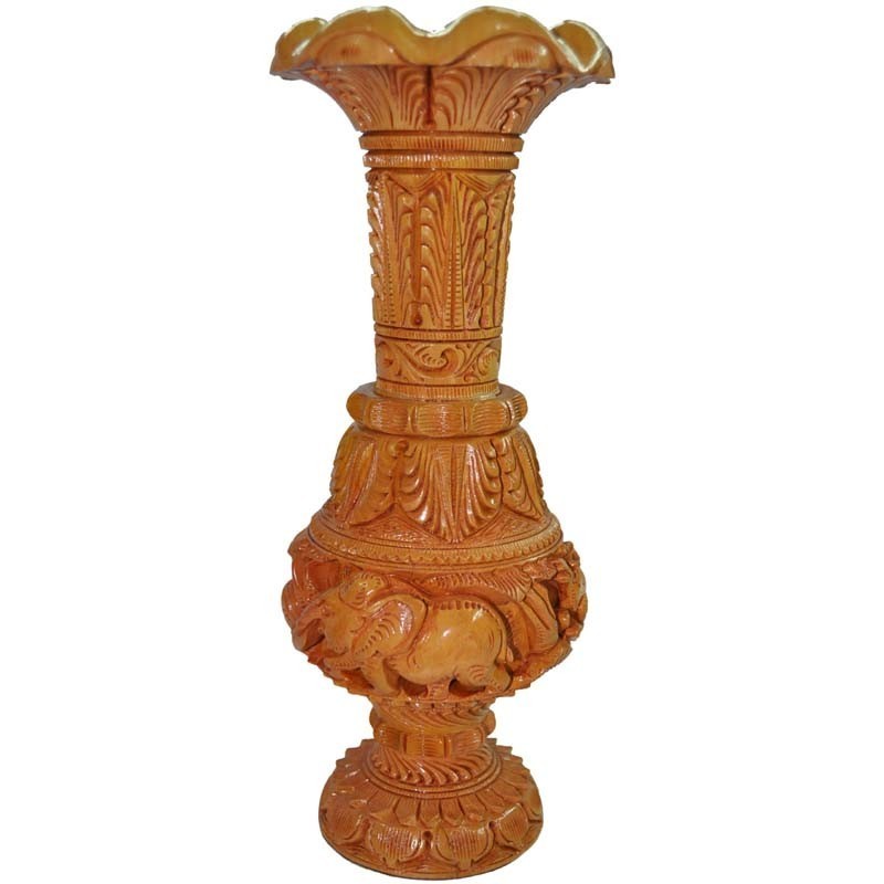 Wooden Vase 