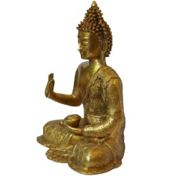 Blessing Buddha Brass Idol