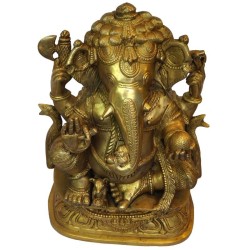 Ganesha Brass Idol