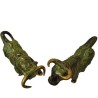 Bull Pair Brass Statue