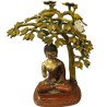 Ashirvad Buddha  Under The Tree Brass Idol