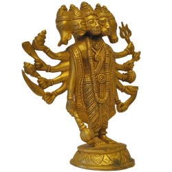 Panchmukhi Hanuman Brass Idol