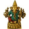 Ekadanta Brass Statue