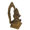 Blessing Ganesha with Mouse Brass Statue