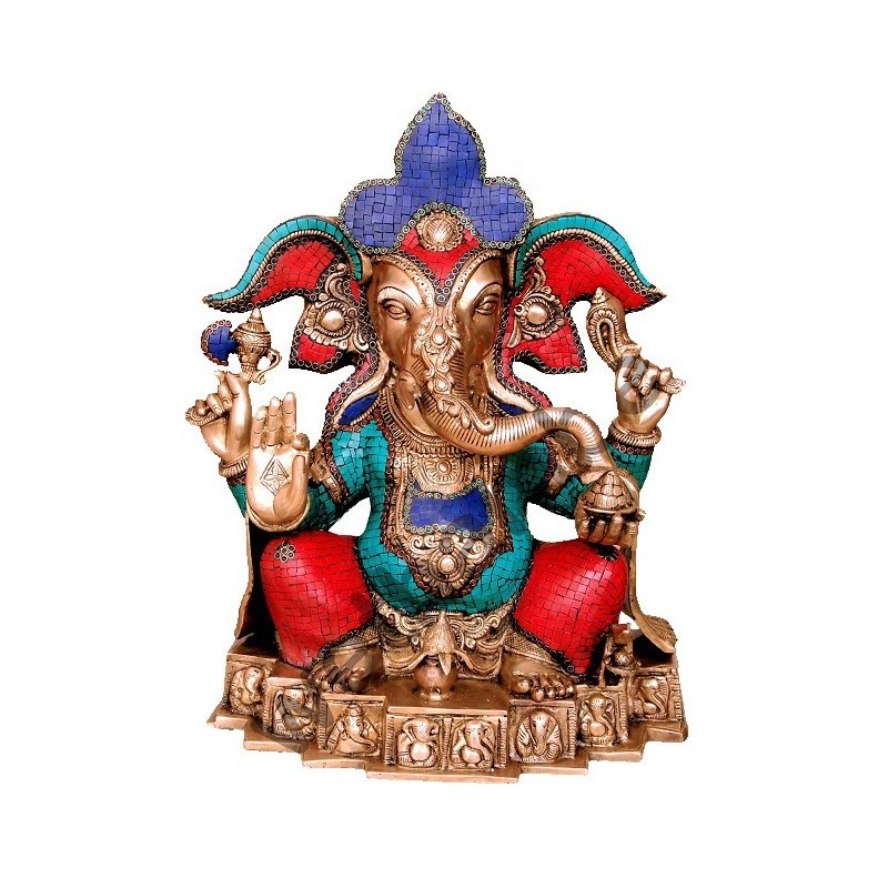 Coral Blessing Ganesha