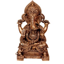 Gajanana Brass Statue