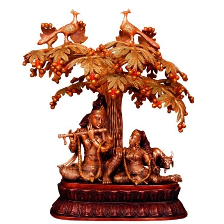 Radha Krishna Under Tree