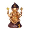 Ganesha Blessing with Shanka and Chakra