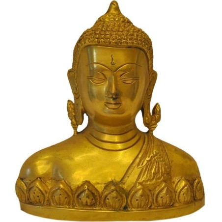 Lord Buddha Bust size Brass Statue