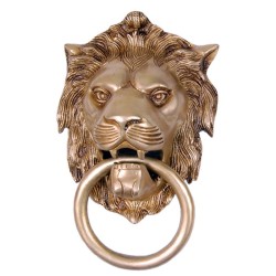 Lion Face Door Knocker