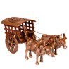 BullLock Cart Brass Statue