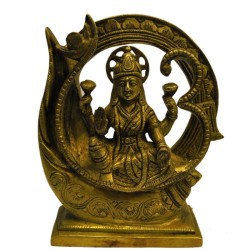 Lakshmi Sitting On Om Peeta