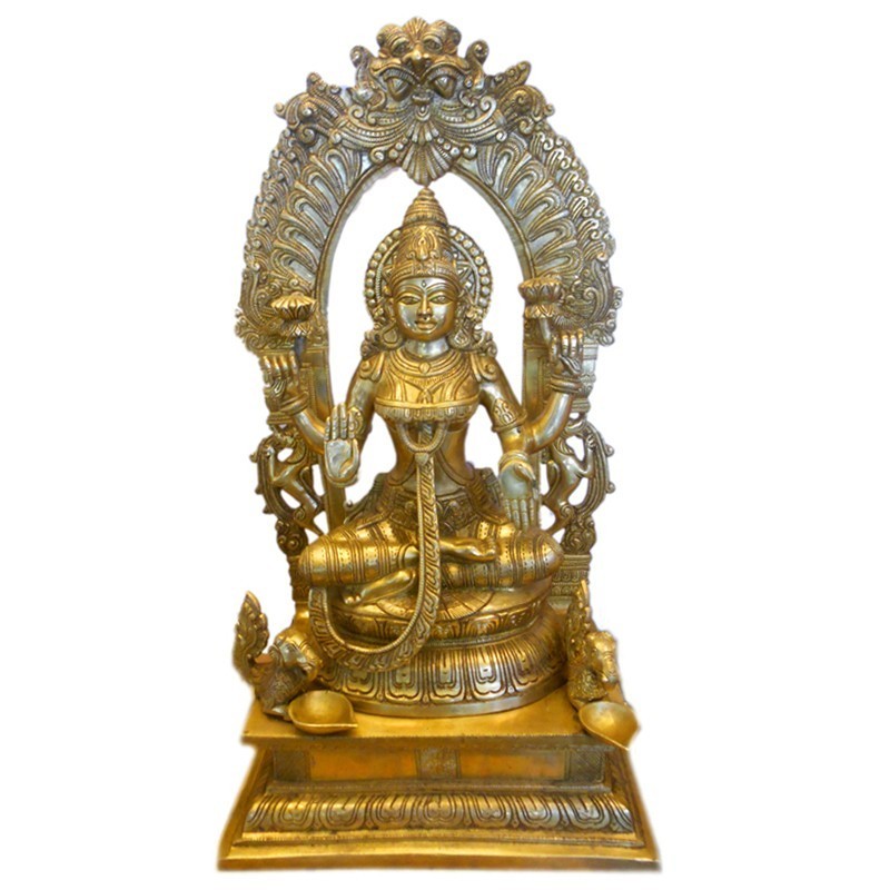 Lakshmi Brass Statue