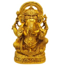 Gajanana Brass Statue