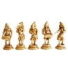 Musical Set Ganesha Brass Idol