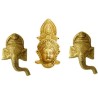 2 Ganesh Face & 1 Devi Face