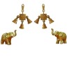 2 Elephant  2 Wall Hanging Combo