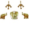 1 Ganesha 2 Wall Hanging  2 Elephant Combo