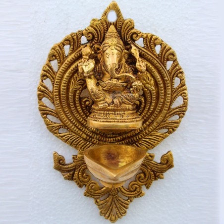 Gajanana wall hanging diya