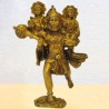 Lord Hanuman with Ram Lakshman Brass Statue