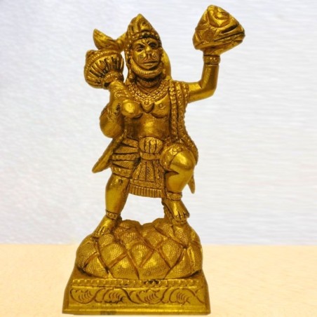 Hanuman Brass Idol lifting Hill