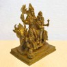 Shiva Family Brass Statue