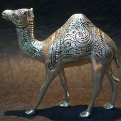 Beautifully crafted Aluminium Camel idol