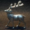 Beautiful deer with single horn aluminium idol