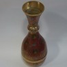 Beautiful red paint brass flower vase online