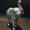 Crafted Elephant with its trunk lifted