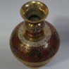 Pot shaped brass flower vase