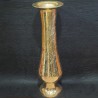 Long shining brass flower vase online