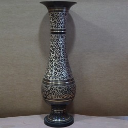 Long beautiful designer brass flower vase 