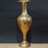 Persian designed shining brass flower vase 