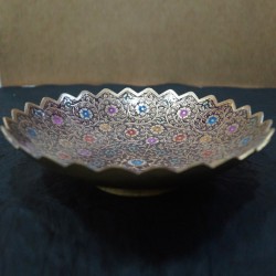 Antique finish Brass fruit bowl 