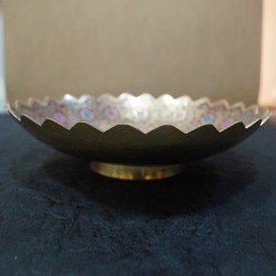 Antique finish Brass fruit bowl 