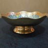 Flower shaped brass fruit bowl 