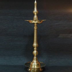 Shining Kerala brass deepa