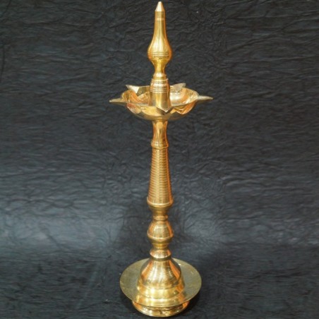 Moulded kerala brass deepa