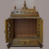 Wooden puja mantap with door