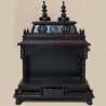 Designed rose wooden black puja mantap