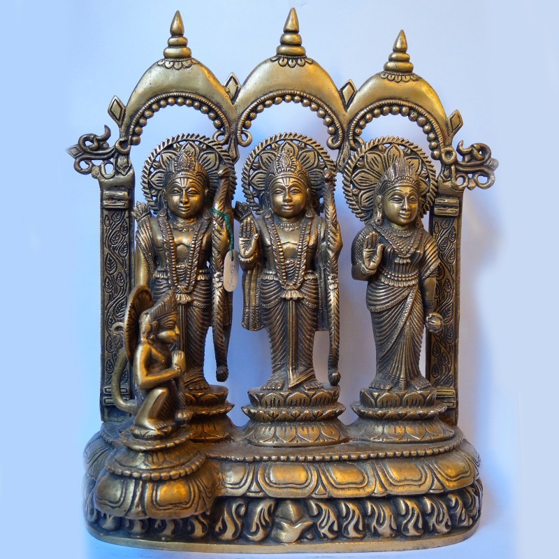 Beautifully carved Ram Darbar 