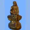 Shirdi Sai baba blessing beautiful brass idol