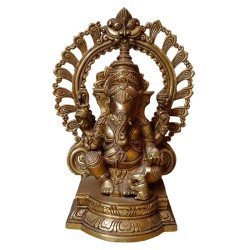 Lambodara Brass Statue