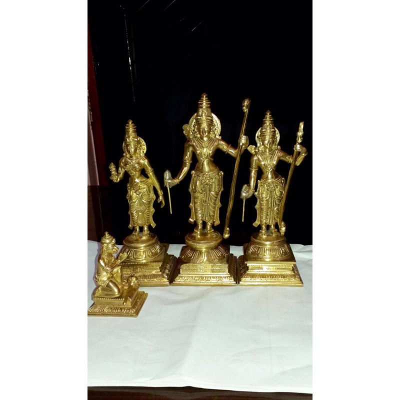 Ram Darbar brass statue