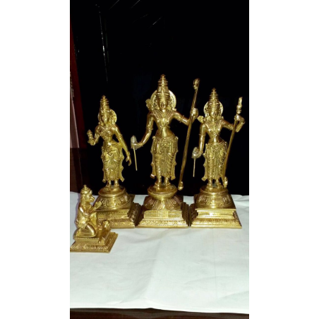 Ram Darbar brass statue