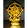 4 Inches Sudharshana Chakra Brass Idol