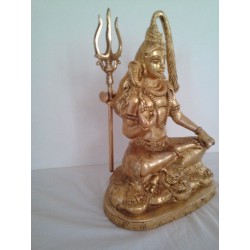 Lord Shiva 10 inches Brass Statue