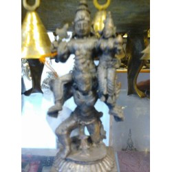 Rama Sita on Garuda Vahana Copper Statue