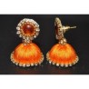 Silk thread Unicolour Jhumka_02